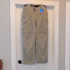 Men’s Columbia pants, convertible